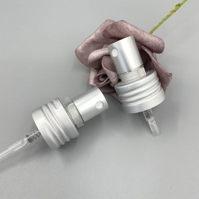 Matt Silver Parfüm Pompası Püskürtücü Dispenser Alu 24/410 0.12ML Klipsli Kilitli Dozaj
