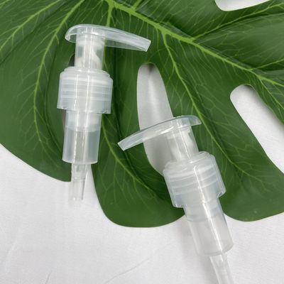 24/410 28/410 Nervürlü ve Pürüzsüz Kapanış Geri Dönüştürülebilir Dispenser Metalsiz Temas Tümü Plastik Losyon Pompası