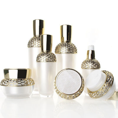 Oval Kozmetik Pompa Şişe Akrilik 100ml İpek Tarama Özelleştirilmiş