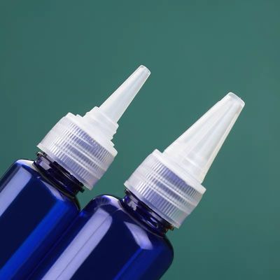 28/410 24/410 Bükümlü Üst Şişe Kapakları PP Toz Kapaklı Beyaz Plastik Vida