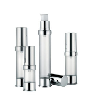 Losyon Aktüatör 15ml, 20ml, 30ml Losyon Serum Plastik Havasız Şişe için Metalize