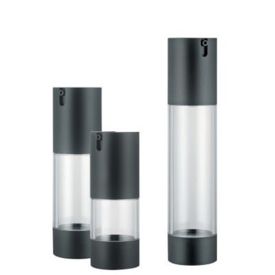Fabrika Fiyatı Parlak Gümüş Renk 15ml, 30ml, 50ml Cilt Bakımı Paketleme Lüks Havasız Şişe 2022