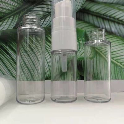 Yuvarlak 30ml 1.06oz Boyun 20mm Pet Püskürtme Şişesi Kalın Duvar Şeffaf Renk