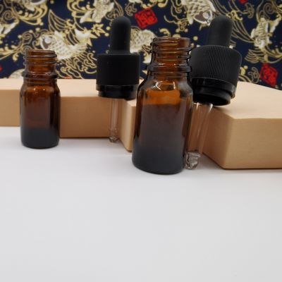 100ml Amber Cam Kozmetik Şişeler Damlalık Cırcır Kapatma Çocukları Korur