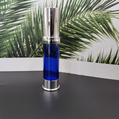 Losyon Aktüatör 15ml, 20ml, 30ml Losyon Serum Plastik Havasız Şişe için Metalize