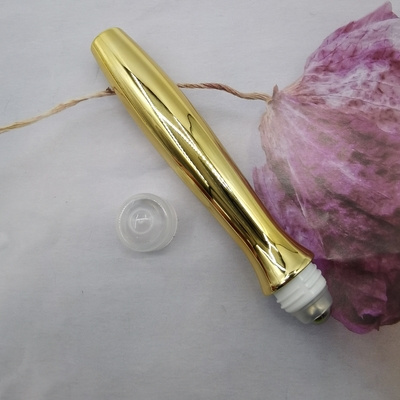 15ml Göz Kremi Şişesi Bir Top Üzerinde Rulo 304 Paslanmaz Çelik Altın Rengi