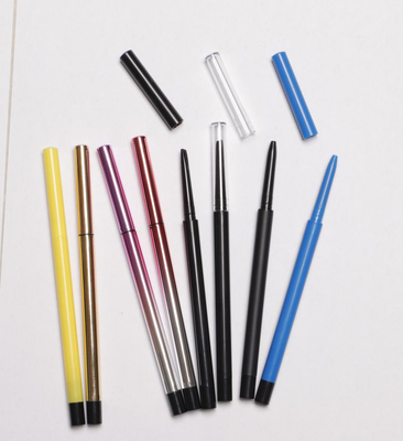 Dolum kapasitesi 0.08g Boş Kaş kalemi İnce stil Yükseklik 123mm Çap 6mm Plastik Makyaj Kabı