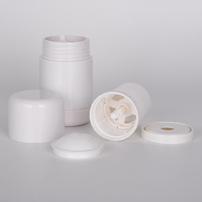 30g 50g Yuvarlak Şekil PCR Malzeme Plastik Doldurulabilir Deodorant Çubuk Konteyner