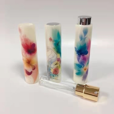 10ML Dijital Baskı Doldurulabilir Parfüm Sprey Şişesi Özel Baskı Tasarımı