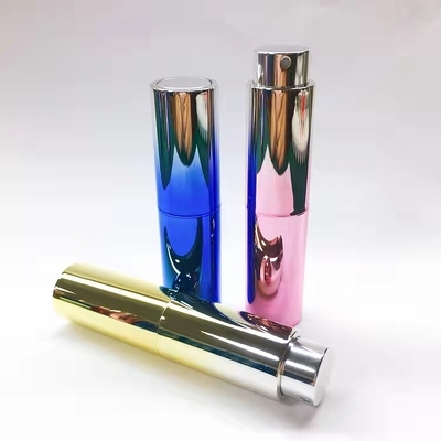 10ML UV Metalize Gradyan Altın Rengi Özel Renk Parfüm Sprey Kabı Kişisel Bakım Kokusu