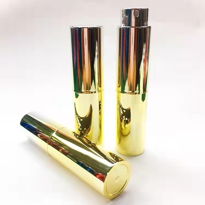 10ML UV Metalize Gradyan Altın Rengi Özel Renk Parfüm Sprey Kabı Kişisel Bakım Kokusu