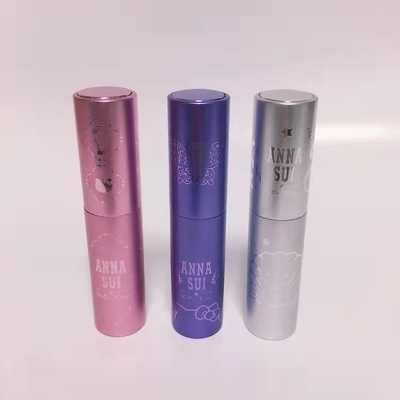 10ML Alüminyum Kabuk Kabartmalı Vidalı Parfüm Sprey Şişesi Dolum Lüks Tasarım