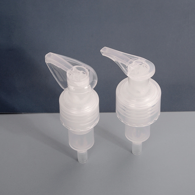 24/410 28/410 Nervürlü ve Pürüzsüz Kapanış Geri Dönüştürülebilir Dispenser Metalsiz Temas Tümü Plastik Losyon Pompası