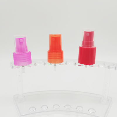 Plastik Basınç 24/410 İnce Mist Püskürtme Pompası Nervürlü Etek SS316 Yay Özel Renk