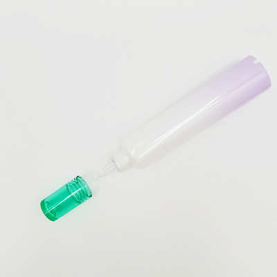 Özelleştirilmiş Renkli Boş Sıkma Tüpleri 20ml 40ml Şeffaf Kapak Çapı Göz Jeli için 25mm