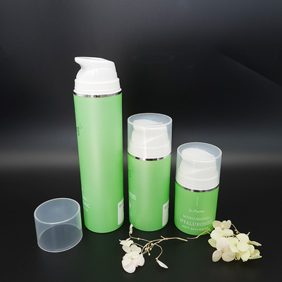 PCR Malzemesi 50ml 100ml 150ml 200ml Opsiyonel Renkli Geçmeli PP Havasız Pompa Şişeleri